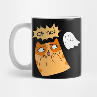 Oh no! Cat and Ghost Mug